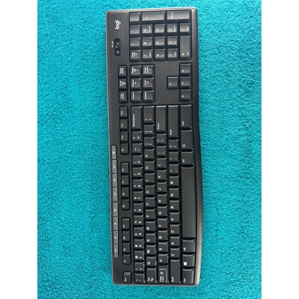 Logitech Wireless Keyboard Lot 5 Mixed Models Gray Black Standard Full Size